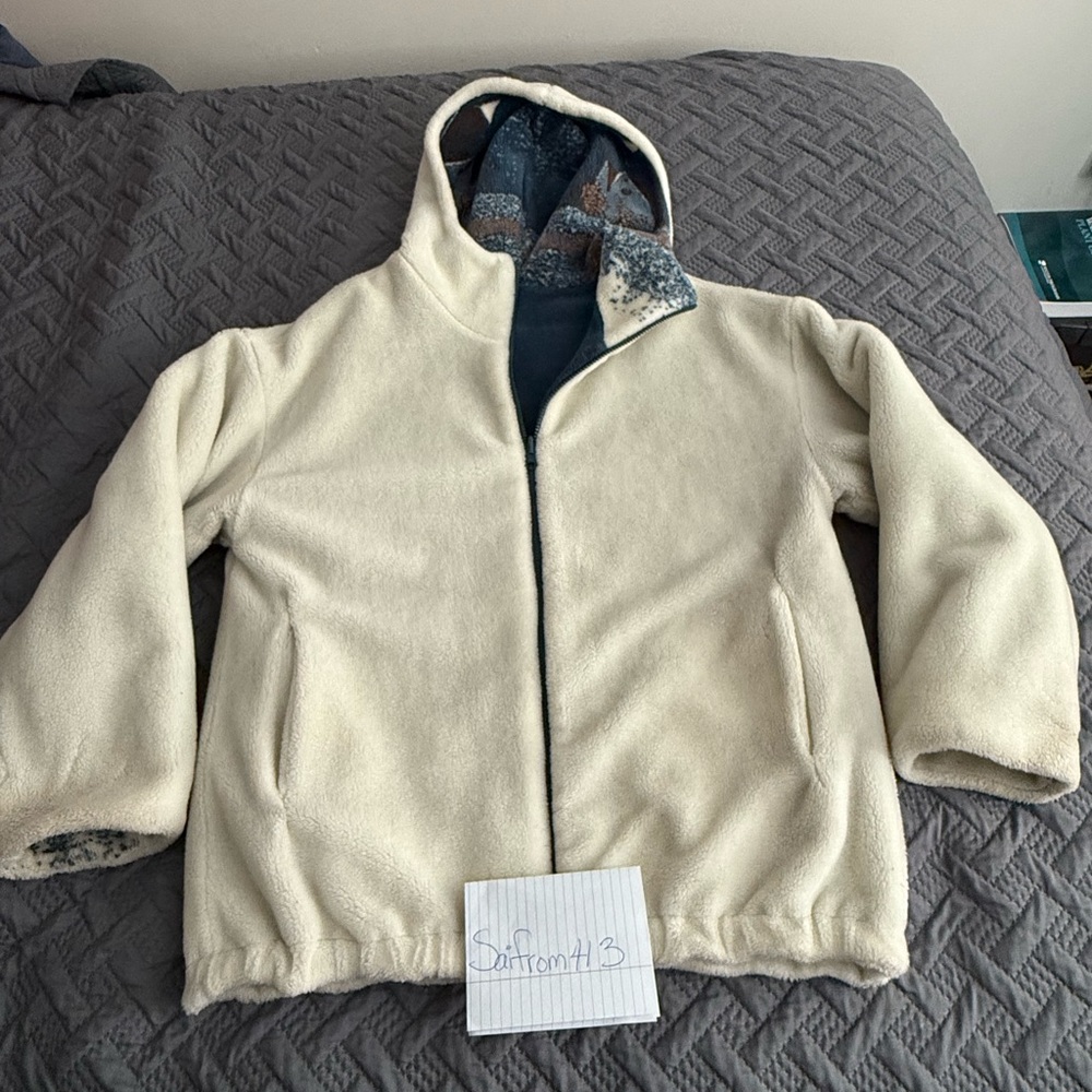 Cream Teddy Jacket